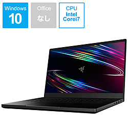 Razer RZ09-03286J22-R3J1 ゲーミングノートパソコン RazerBlade15ベースモデル ブラック [15.6型 /Windows10 Home /intel Core i7 /メモリ:16GB /SSD:512GB /Officeソフトなし /日本語版キーボード /2020年6月モデル]