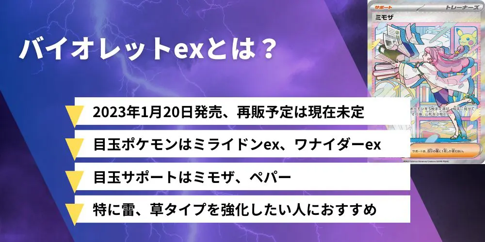 11月最新】バイオレットexの当たりカード一覧・高額カードランキング