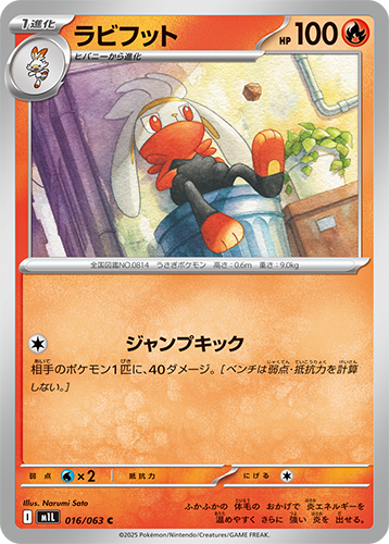 ラビフット　016/063　C