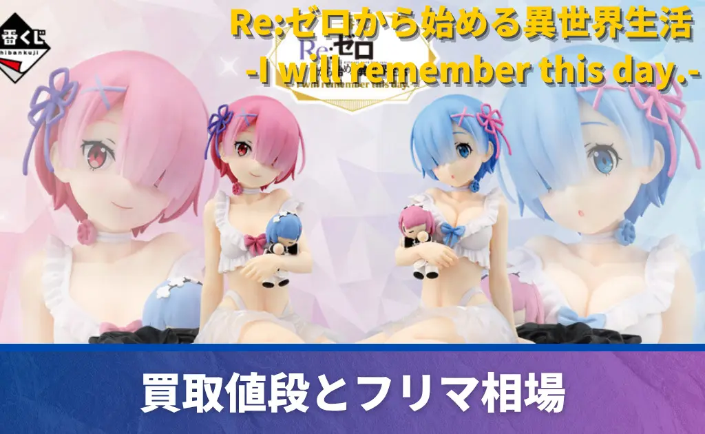 一番くじ「Re:ゼロから始める異世界生活 ～貴方に勇気を～」買取