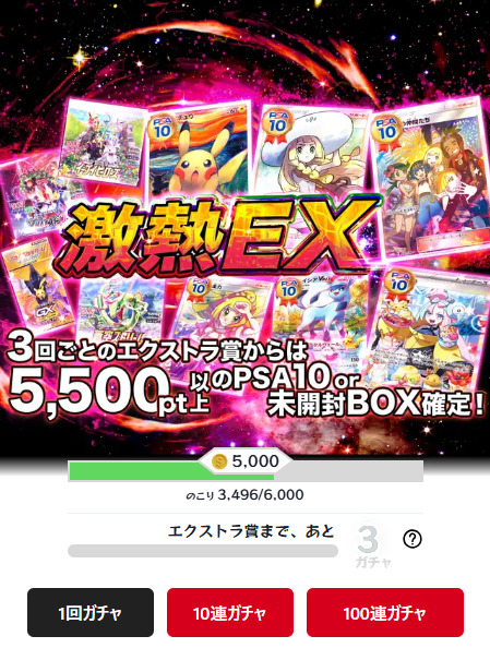 独自のシステム「エクストラ賞」がある