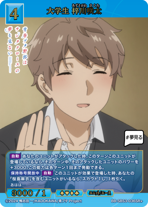 大学生 梓川咲太