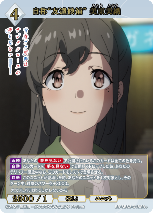 自称“友達候補” 美東美織